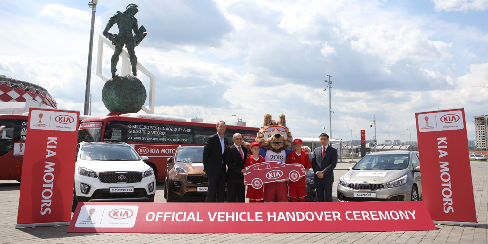 Kia official automotive partner at FIFA Confederations Cup 2017