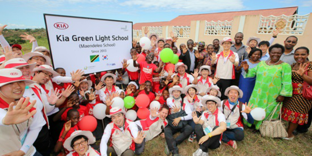 Kia Motors builds new school in Malawi
