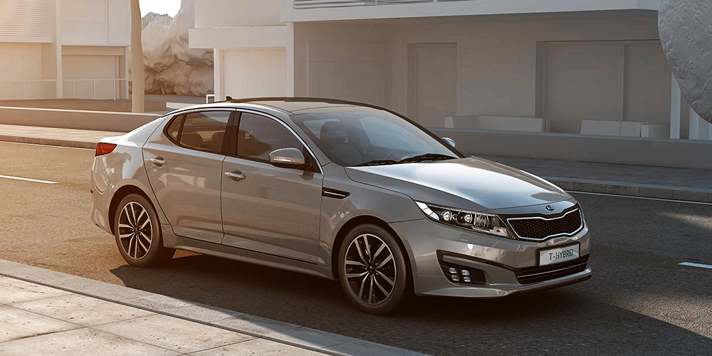 Kia showcases turbo diesel hybrid Optima