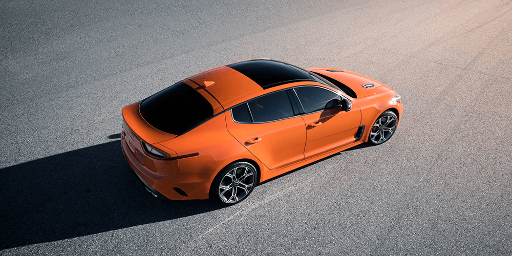 Neon Orange Kia Stinger GT Sport™ Lights Up The Road