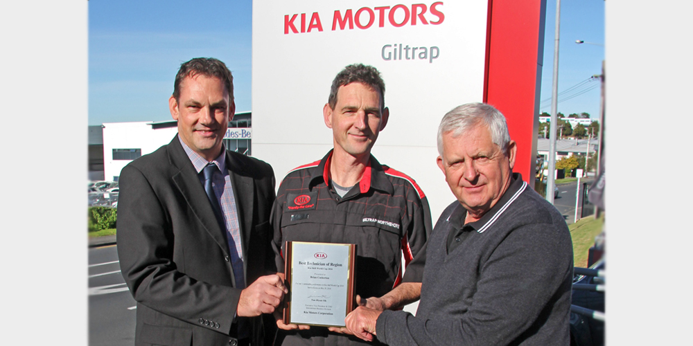 Kiwi best technician in Asia-Pacific Region