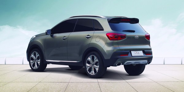 Kia KX3 Concept rear quarter article